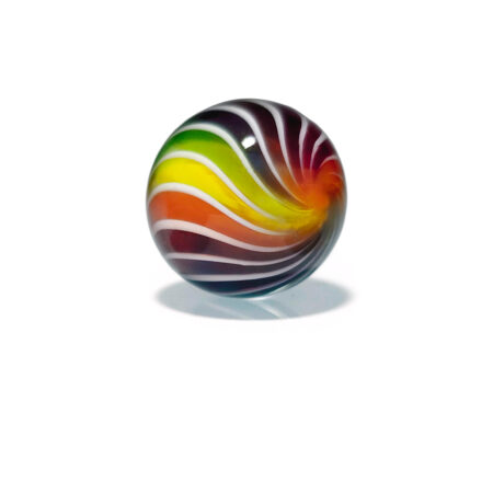 Karma Glass Pearl Marble – In Stock (Ready to Ship), 12mm Sphere