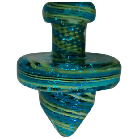 Boro Apex Cap – 25mm Cap, Verdant Vine, Dichro Twist