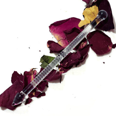 Quartz Flower Wand