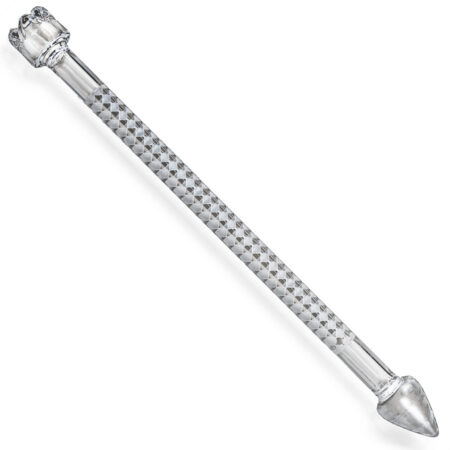 Quartz Wand – V2 Flower (Toothed Cylinder/Cone)