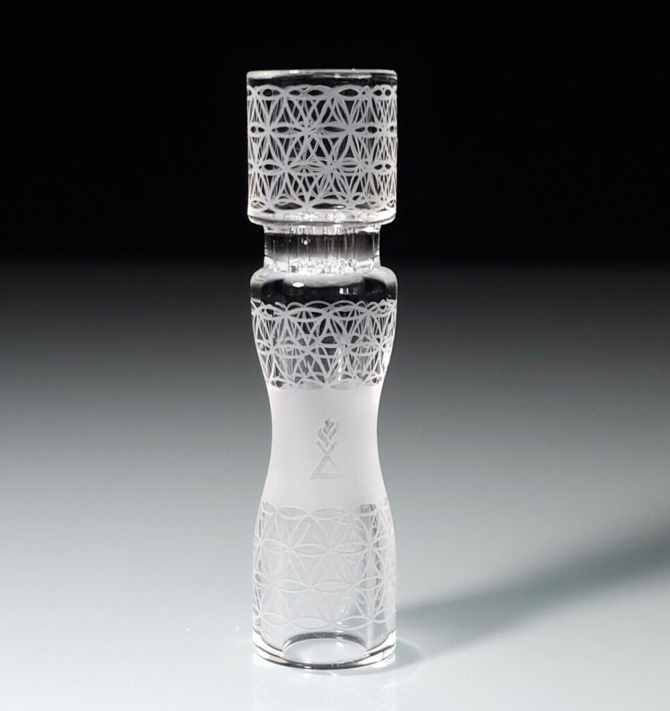 60mm Quartz Chillum 10x16 Bowl